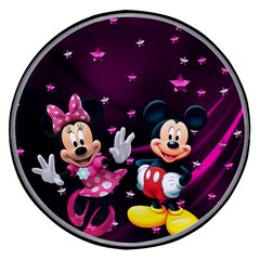 Cartoons, Disney, Mickey Mouse, Minnie Wireless Fast Charger(black)