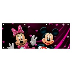 Cartoons, Disney, Mickey Mouse, Minnie Banner And Sign 8  X 3  by nateshop