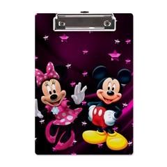 Cartoons, Disney, Mickey Mouse, Minnie A5 Acrylic Clipboard by nateshop