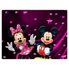 Cartoons, Disney, Mickey Mouse, Minnie Premium Plush Fleece Blanket (extra Small) by nateshop