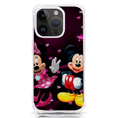 Cartoons, Disney, Mickey Mouse, Minnie Iphone 14 Pro Tpu Uv Print Case by nateshop