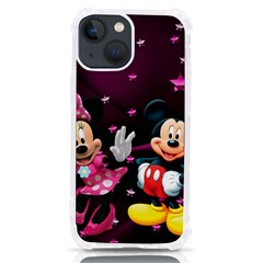 Cartoons, Disney, Mickey Mouse, Minnie Iphone 13 Mini Tpu Uv Print Case by nateshop