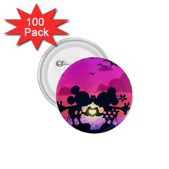 Mickey And Minnie, Mouse, Disney, Cartoon, Love 1 75  Buttons (100 Pack)  by nateshop