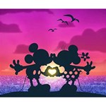 Mickey And Minnie, Mouse, Disney, Cartoon, Love Deluxe Canvas 14  x 11  (Stretched) 14  x 11  x 1.5  Stretched Canvas