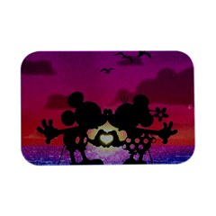 Mickey And Minnie, Mouse, Disney, Cartoon, Love Open Lid Metal Box (silver)   by nateshop