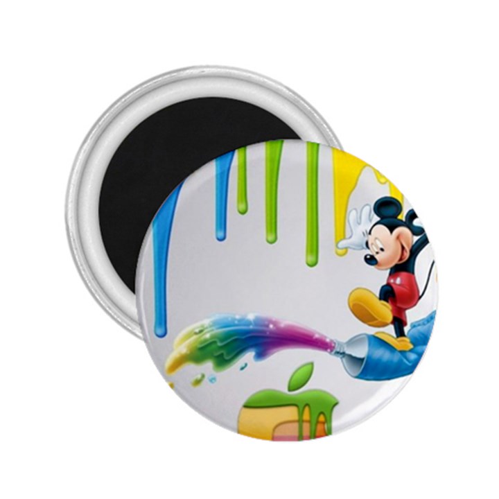 Mickey Mouse, Apple Iphone, Disney, Logo 2.25  Magnets