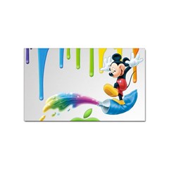 Mickey Mouse, Apple Iphone, Disney, Logo Sticker Rectangular (100 Pack) by nateshop