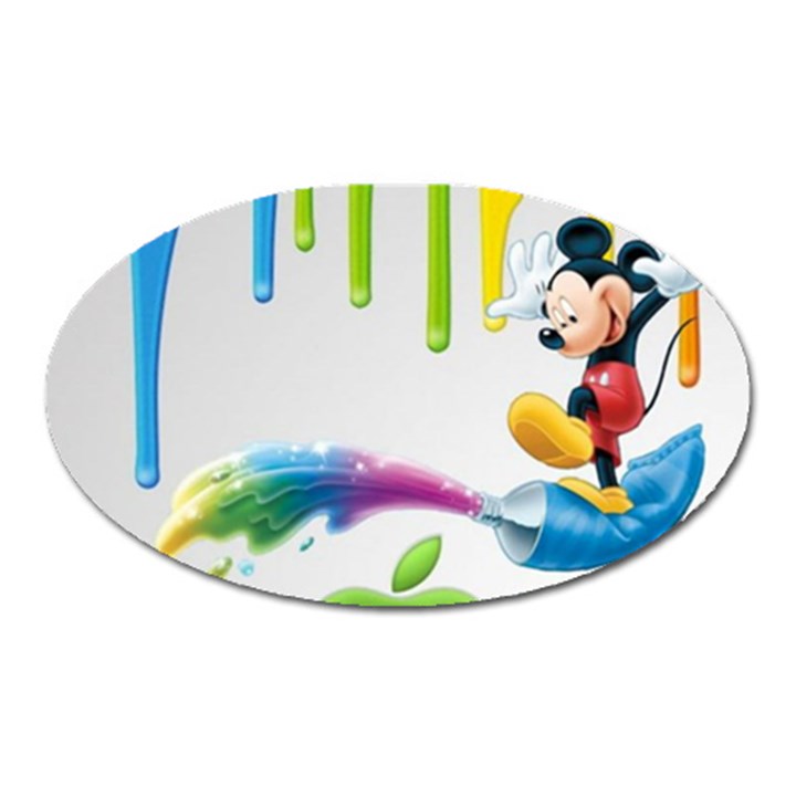 Mickey Mouse, Apple Iphone, Disney, Logo Oval Magnet