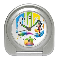 Mickey Mouse, Apple Iphone, Disney, Logo Travel Alarm Clock