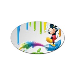 Mickey Mouse, Apple Iphone, Disney, Logo Sticker Oval (10 Pack) by nateshop