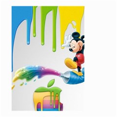 Mickey Mouse, Apple Iphone, Disney, Logo Small Garden Flag (two Sides) by nateshop