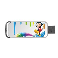 Mickey Mouse, Apple Iphone, Disney, Logo Portable Usb Flash (two Sides) by nateshop