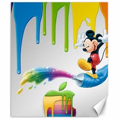 Mickey Mouse, Apple Iphone, Disney, Logo Canvas 20  X 24  by nateshop