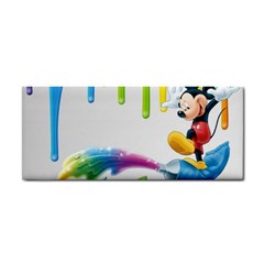 Mickey Mouse, Apple Iphone, Disney, Logo Hand Towel by nateshop