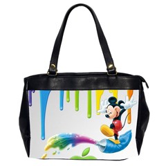 Mickey Mouse, Apple Iphone, Disney, Logo Oversize Office Handbag (2 Sides) by nateshop