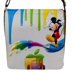 Mickey Mouse, Apple Iphone, Disney, Logo Flap Closure Messenger Bag (s) by nateshop