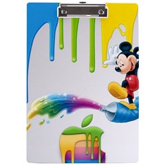 Mickey Mouse, Apple Iphone, Disney, Logo A4 Acrylic Clipboard