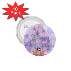 Disney Castle, Mickey And Minnie 1 75  Buttons (10 Pack) by nateshop