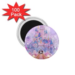 Disney Castle, Mickey And Minnie 1 75  Magnets (100 Pack)  by nateshop