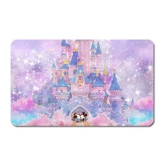 Disney Castle, Mickey And Minnie Magnet (rectangular) by nateshop