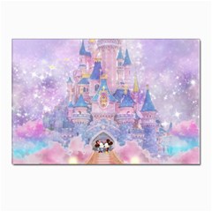 Disney Castle, Mickey And Minnie Postcards 5  X 7  (pkg Of 10) by nateshop