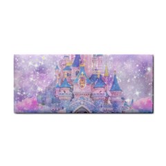 Disney Castle, Mickey And Minnie Hand Towel by nateshop