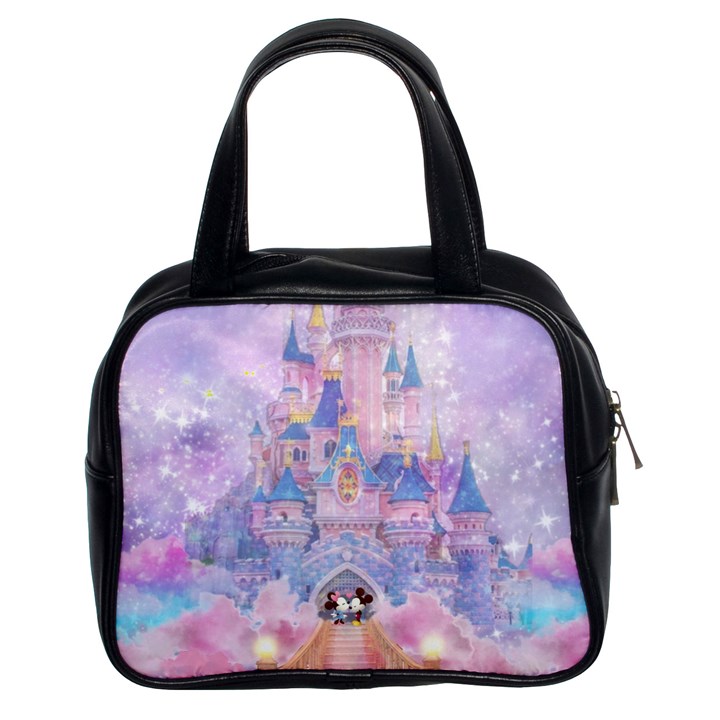 Disney Castle, Mickey And Minnie Classic Handbag (Two Sides)