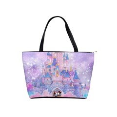 Disney Castle, Mickey And Minnie Classic Shoulder Handbag by nateshop