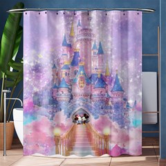 Disney Castle, Mickey And Minnie Shower Curtain 60  X 72  (medium)  by nateshop