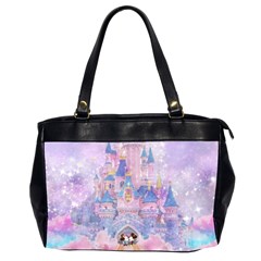 Disney Castle, Mickey And Minnie Oversize Office Handbag (2 Sides) by nateshop