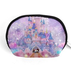 Disney Castle, Mickey And Minnie Accessory Pouch (medium) by nateshop