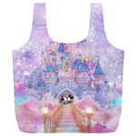 Disney Castle, Mickey And Minnie Full Print Recycle Bag (XXL) Front