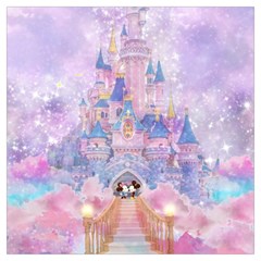 Disney Castle, Mickey And Minnie Lightweight Scarf  by nateshop