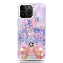 Disney Castle, Mickey And Minnie Iphone 14 Pro Max Tpu Uv Print Case by nateshop