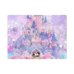 Disney Castle, Mickey And Minnie Premium Plush Fleece Blanket (mini) by nateshop