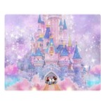 Disney Castle, Mickey And Minnie Premium Plush Fleece Blanket (Large) 80 x60  Blanket Front