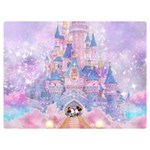 Disney Castle, Mickey And Minnie Two Sides Premium Plush Fleece Blanket (Extra Small) 40 x30  Blanket Front