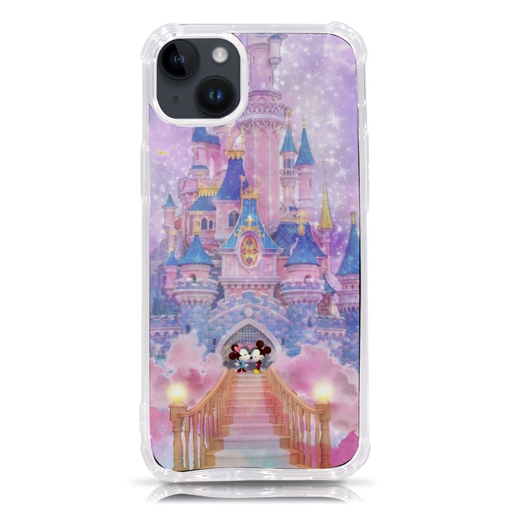 Disney Castle, Mickey And Minnie iPhone 14 Plus TPU UV Print Case