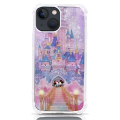 Disney Castle, Mickey And Minnie Iphone 13 Mini Tpu Uv Print Case by nateshop