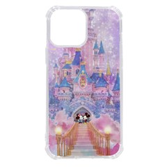 Disney Castle, Mickey And Minnie Iphone 13 Pro Max Tpu Uv Print Case