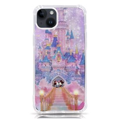 Disney Castle, Mickey And Minnie Iphone 14 Plus Tpu Uv Print Case by nateshop