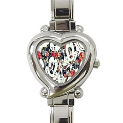 Mickey Mouse, Cartoon, Cartoon Character Heart Italian Charm Watch