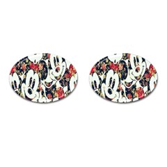 Mickey Mouse, Cartoon, Cartoon Character Cufflinks (Oval)