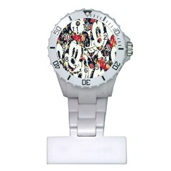 Mickey Mouse, Cartoon, Cartoon Character Plastic Nurses Watch by nateshop