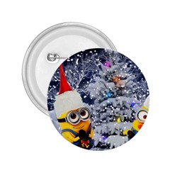 Minions Christmas, Merry Christmas, Minion Christmas 2 25  Buttons by nateshop