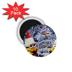 Minions Christmas, Merry Christmas, Minion Christmas 1 75  Magnets (10 Pack)  by nateshop