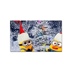 Minions Christmas, Merry Christmas, Minion Christmas Sticker Rectangular (100 Pack) by nateshop