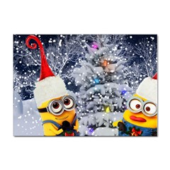 Minions Christmas, Merry Christmas, Minion Christmas Sticker A4 (10 Pack) by nateshop