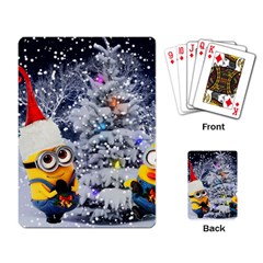 Minions Christmas, Merry Christmas, Minion Christmas Playing Cards Single Design (rectangle) by nateshop