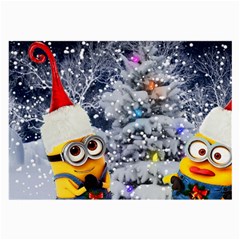 Minions Christmas, Merry Christmas, Minion Christmas Large Glasses Cloth (2 Sides) by nateshop